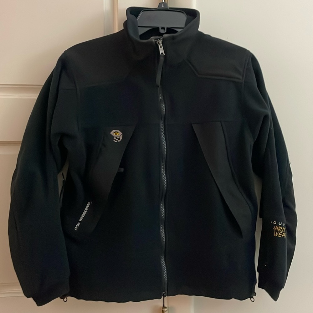 MOUNTAIN HARDWEAR sz 6 S WINDSTOPPER jacket soft shell fleece women